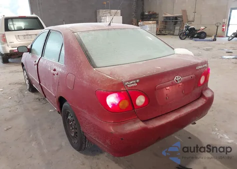 2004 Toyota Corolla Le из США, поврежденный, VIN JTDBR38E142025371